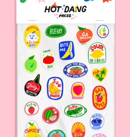 Hot Dang Press Iron On Art - Sheet: Produce Stickers