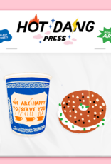 Hot Dang Press Iron On Art - Double: NYC Breakfast Buddies