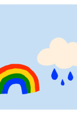 Hot Dang Press Iron On Art - Double: Rainbow and Cloud