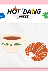 Hot Dang Press Iron On Art - Double: Parisian Breakfast Buddies