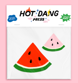 Hot Dang Press Iron On Art - Double: Watermelon Buddies