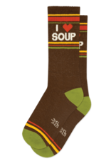 Gumball Poodle Socks - Athletic: I Heart Soup