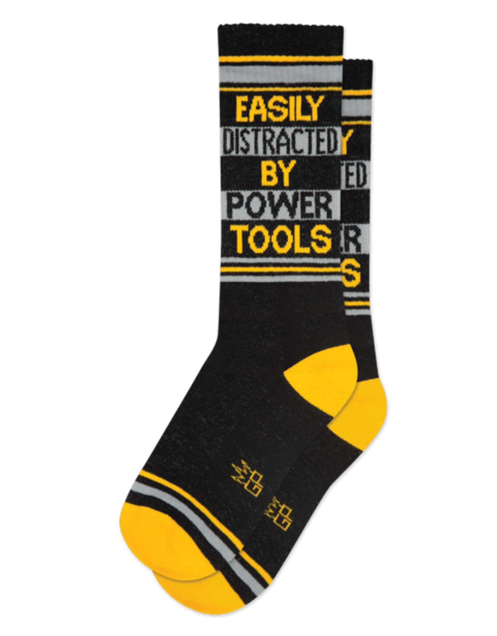Gumball Poodle Socks - Athletic: Easily distracted by Power Tools