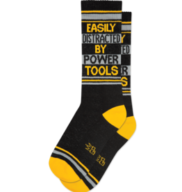 Gumball Poodle Socks - Athletic: Easily distracted by Power Tools