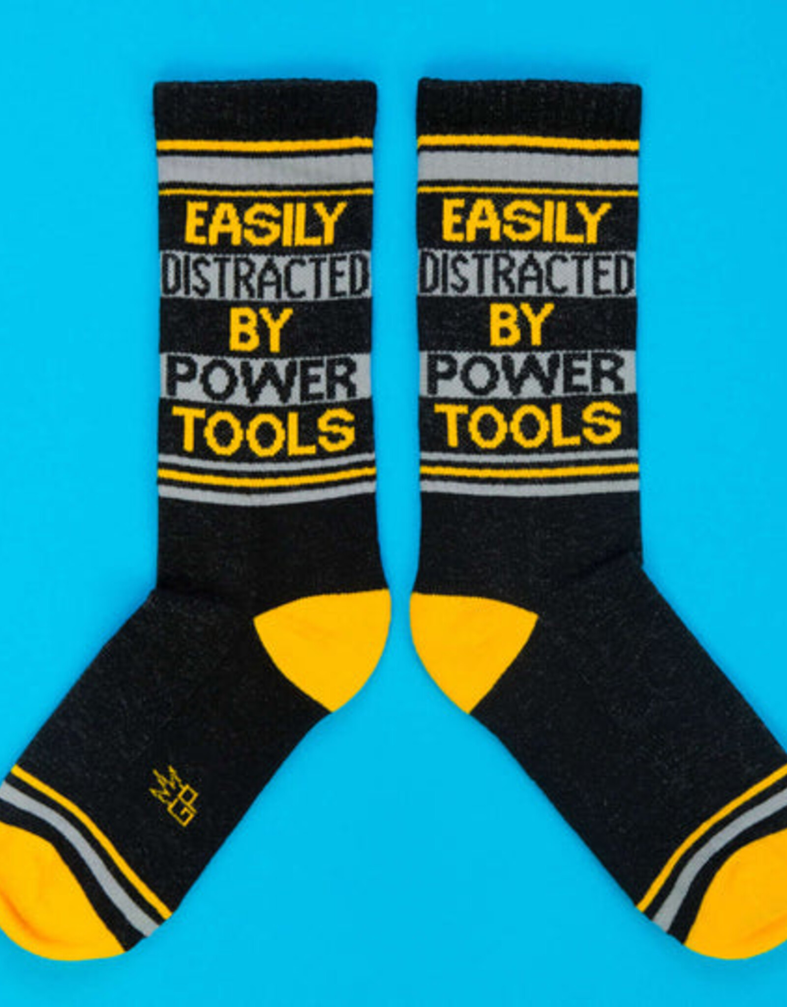 Gumball Poodle Socks - Athletic: Easily distracted by Power Tools