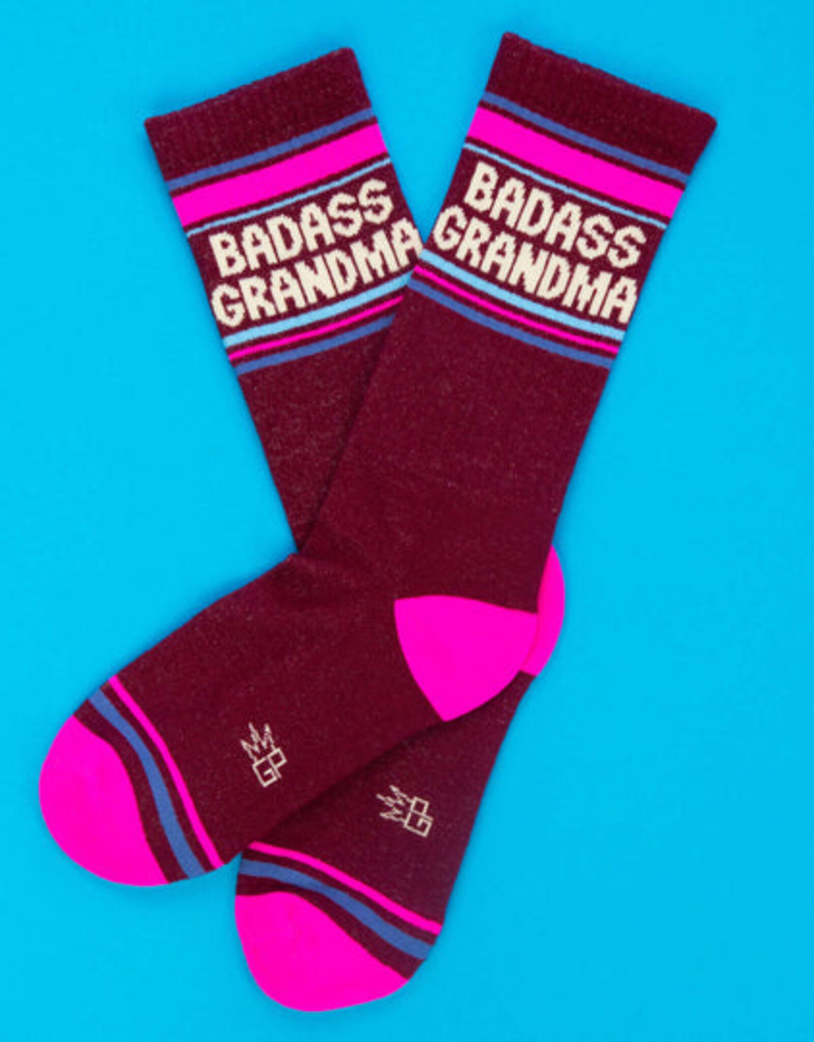 Gumball Poodle Socks - Athletic: Badass Grandma