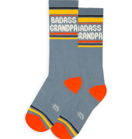 Gumball Poodle Socks - Athletic: Badass Grandpa