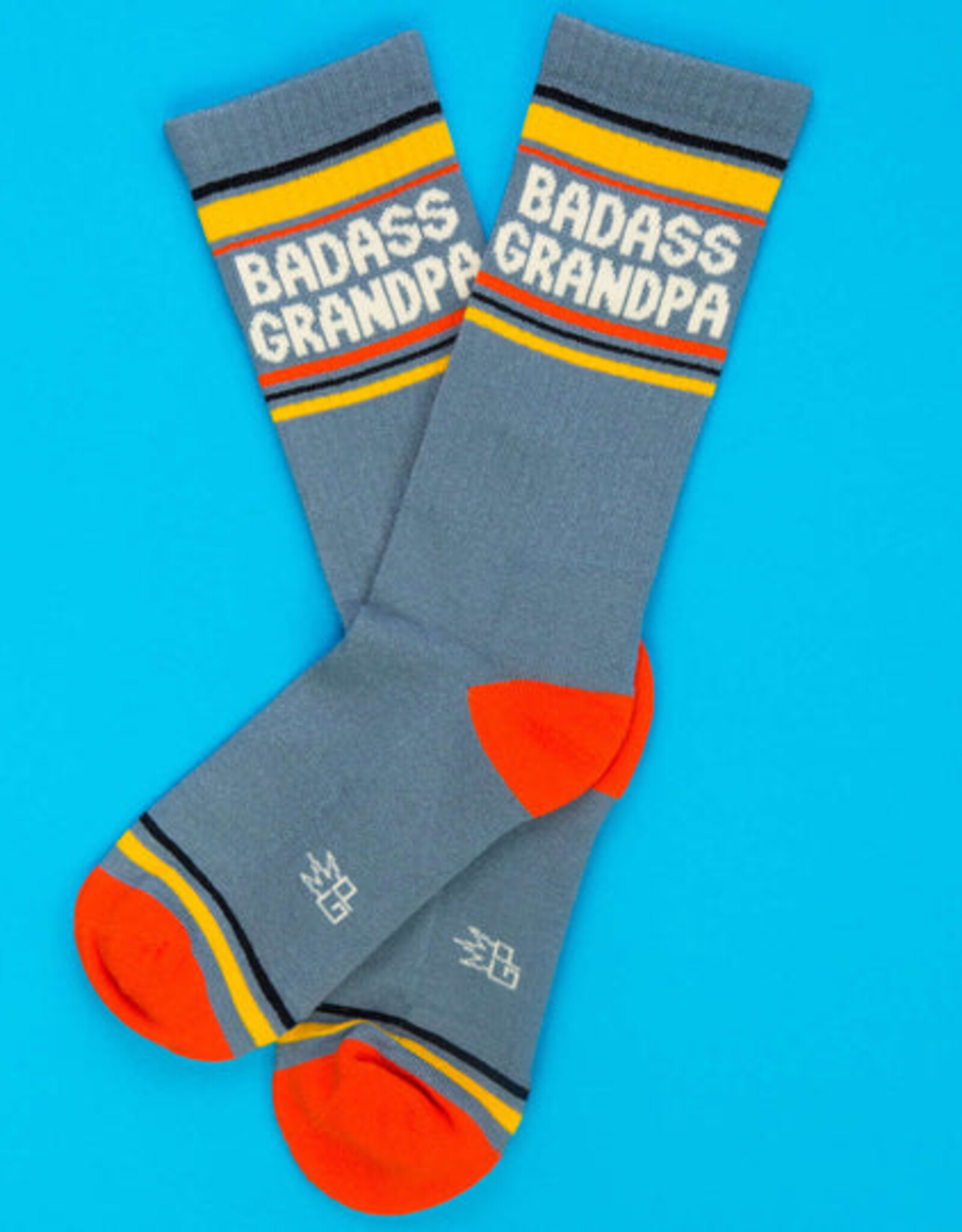 Gumball Poodle Socks - Athletic: Badass Grandpa