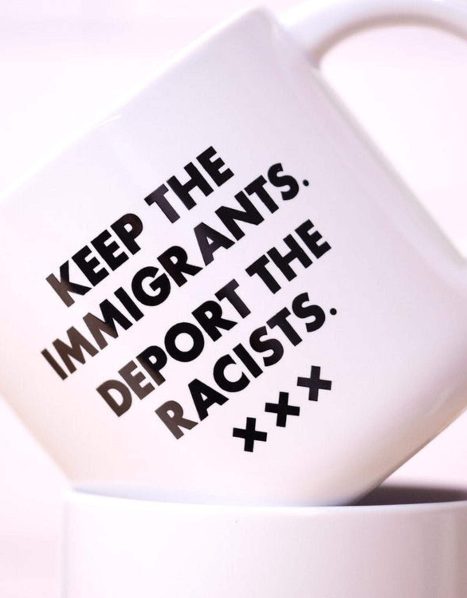 Meriwether Mug: Keep the immigrants.... deport the racists