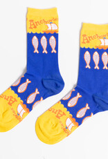 Yellow Owl Workshop Socks - Womens: Anchovies