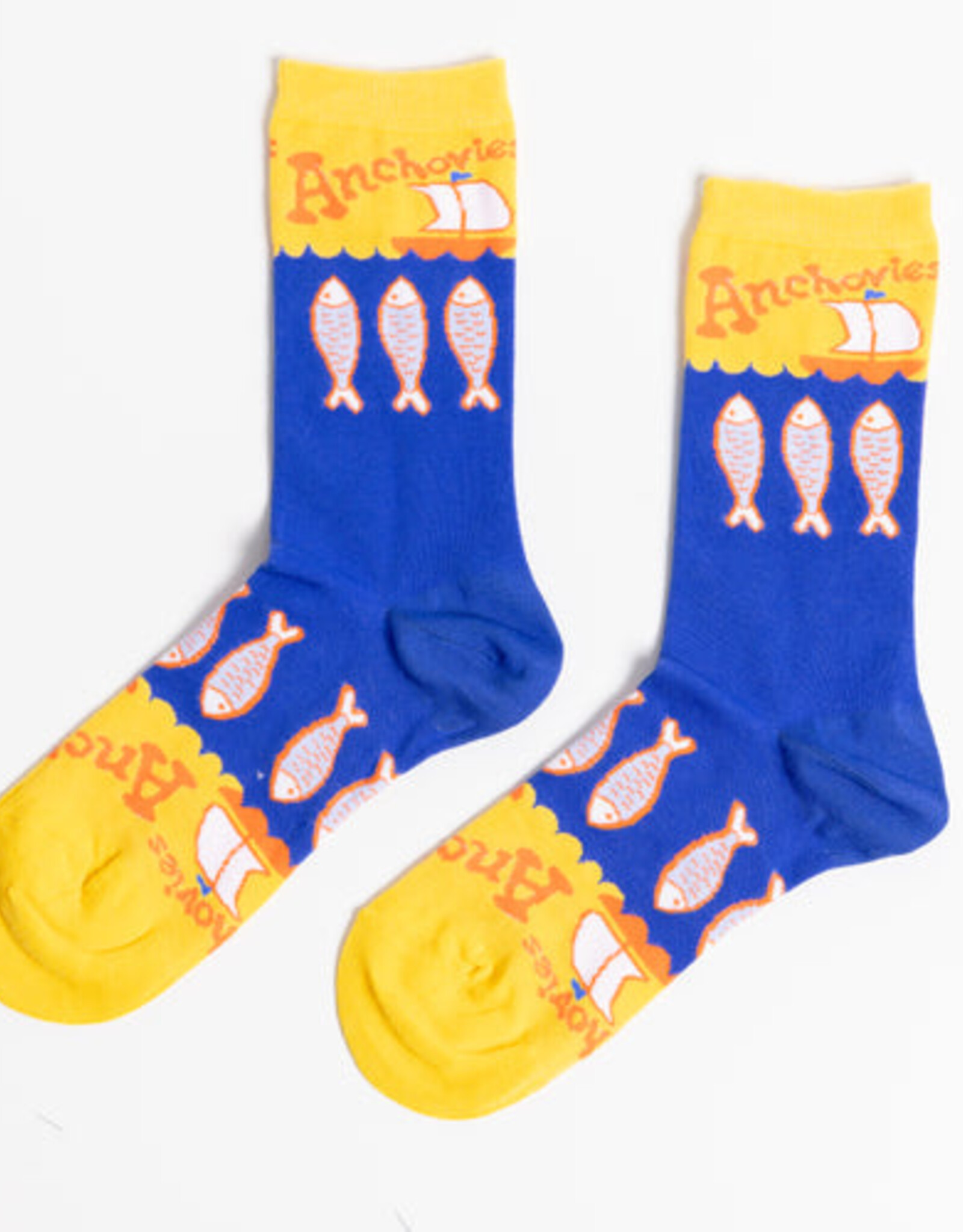 Yellow Owl Workshop Socks - Womens: Anchovies