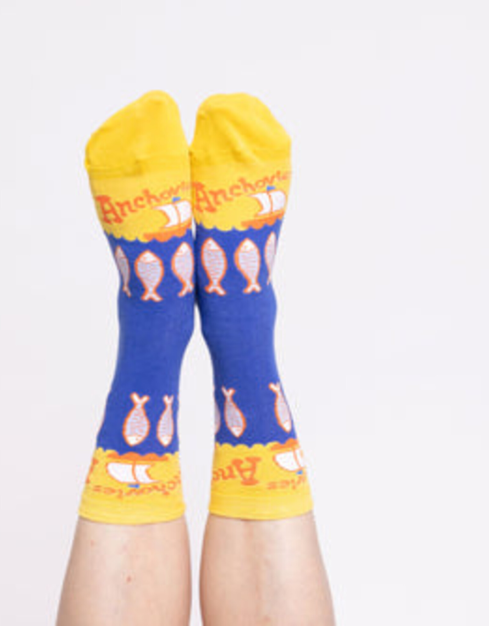Yellow Owl Workshop Socks - Womens: Anchovies