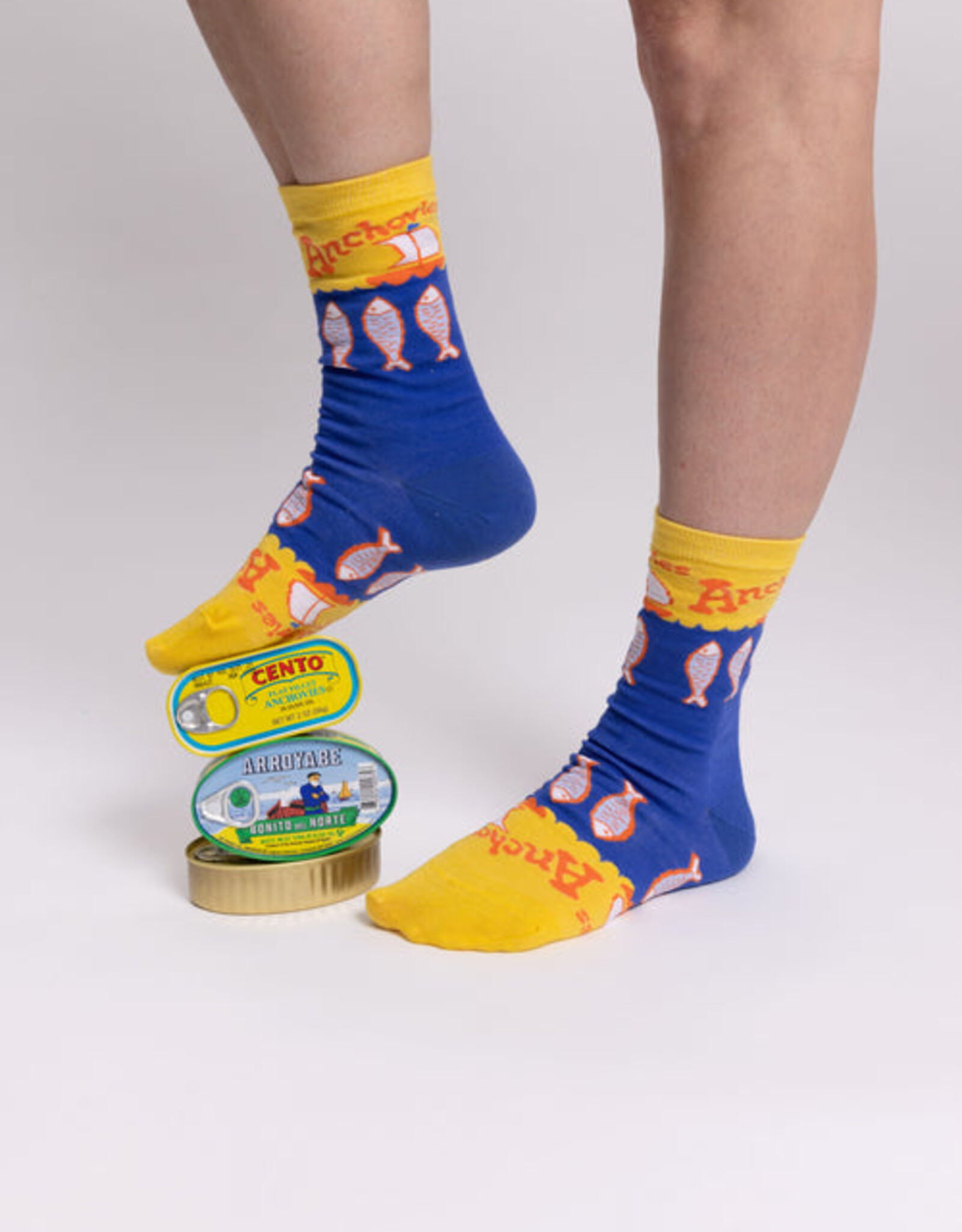 Yellow Owl Workshop Socks - Womens: Anchovies