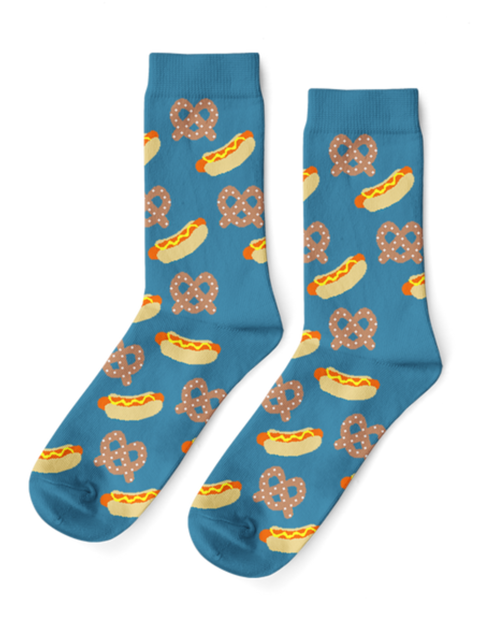 Yellow Owl Workshop Socks - Womens: Hot Dog & Pretzel