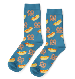 Yellow Owl Workshop Socks - Womens: Hot Dog & Pretzel
