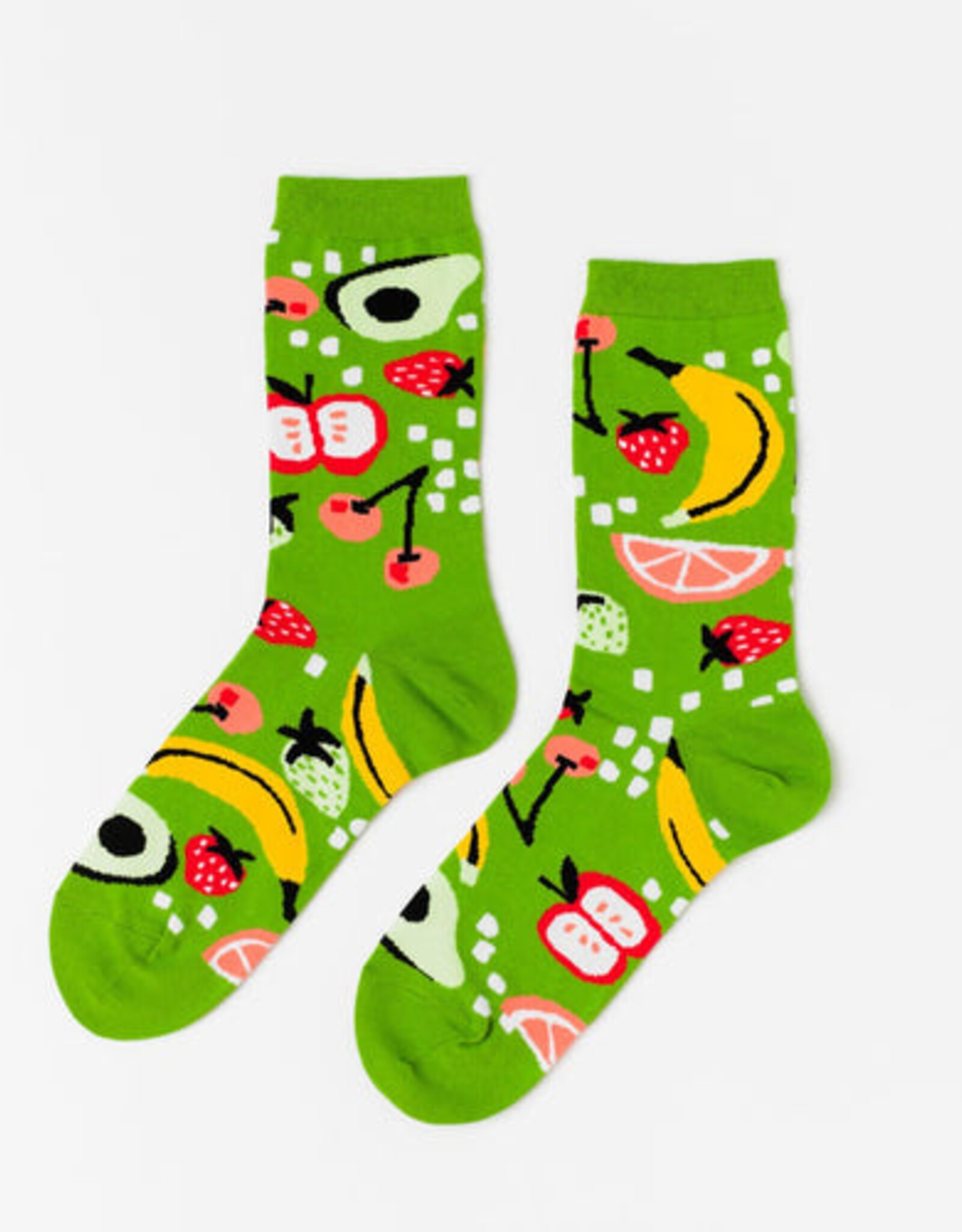 Yellow Owl Workshop Socks - Women's Crew: Fruit