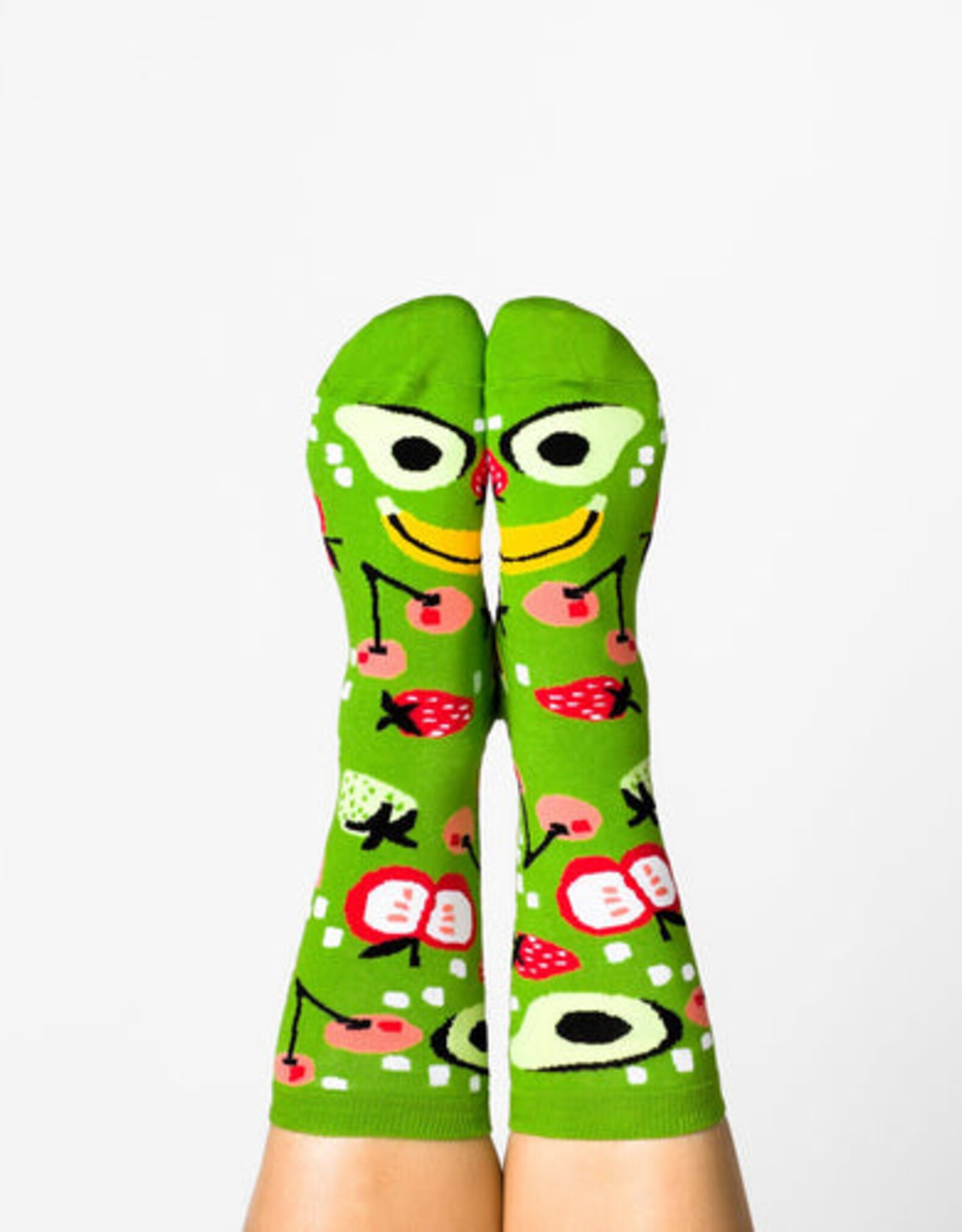 Yellow Owl Workshop Socks - Women's Crew: Fruit