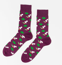 Yellow Owl Workshop Socks - Men's Crew: Weed