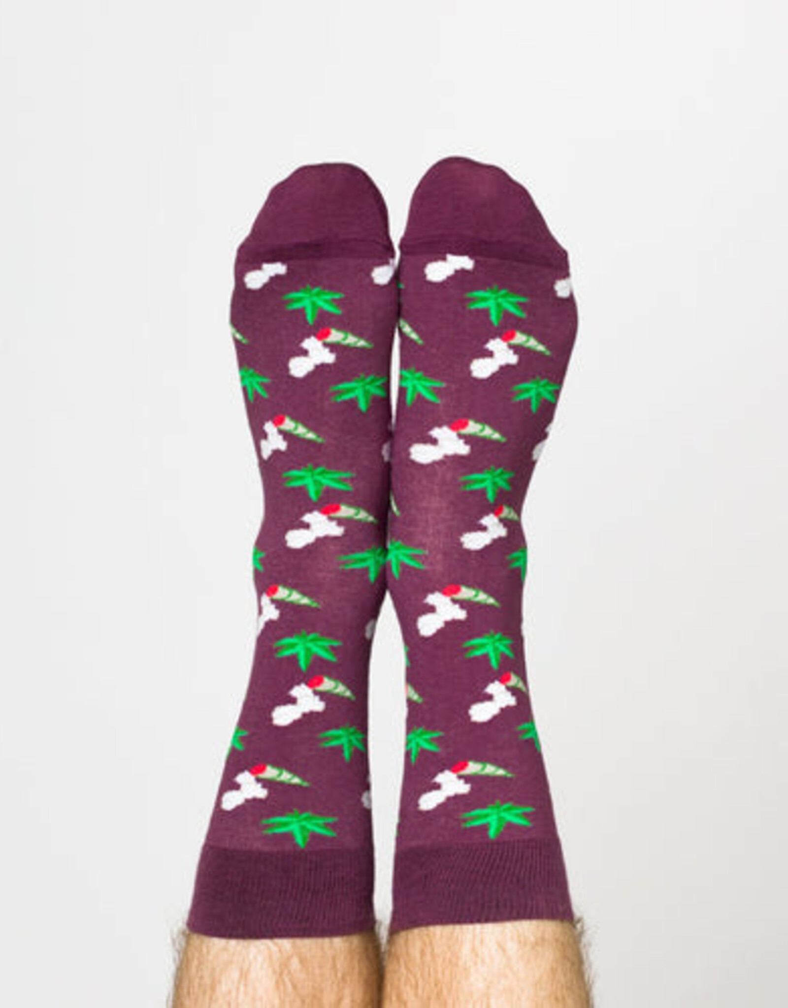 Yellow Owl Workshop Socks - Men's Crew: Weed