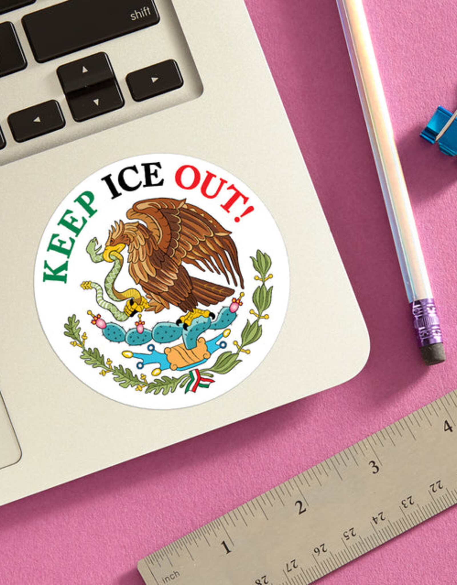 The Found Sticker - Keep ICE out!