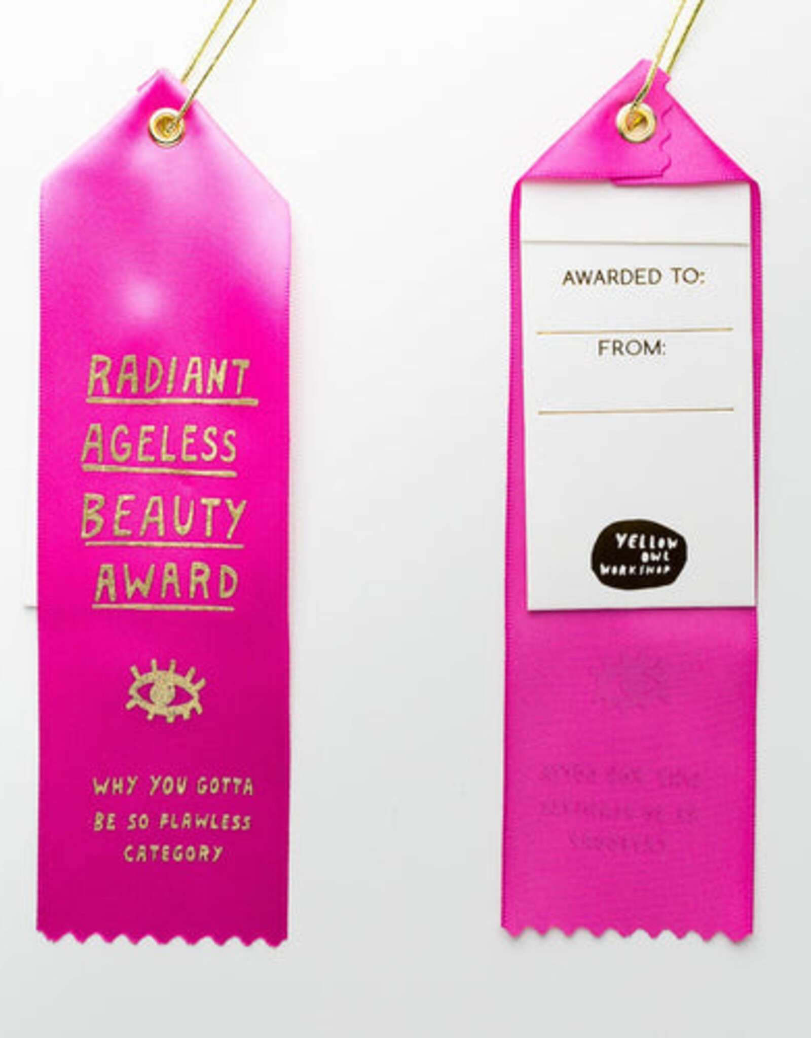 Yellow Owl Workshop Award Ribbon - Radiant Ageless Beauty