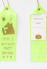 Yellow Owl Workshop Award Ribbon - Grade A Party Animal