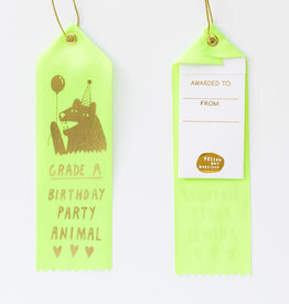 Yellow Owl Workshop Award Ribbon - Grade A Party Animal