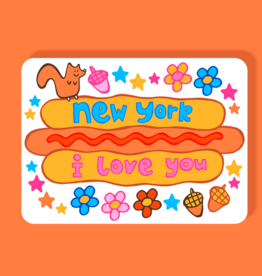 LOLALA Magnet - New York Hot Dog (Confetti)