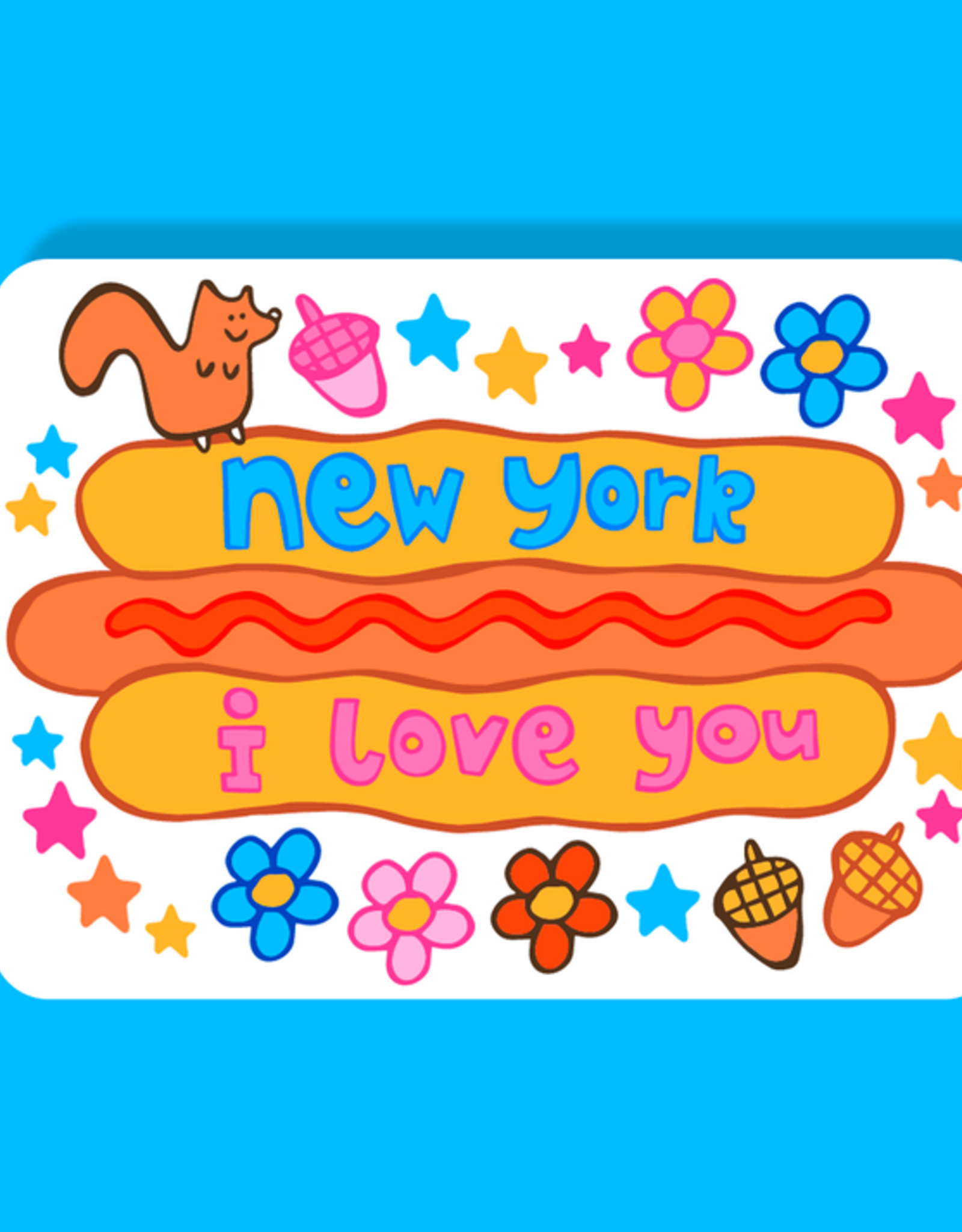 LOLALA Magnet - New York Hot Dog (Confetti)