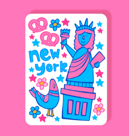 LOLALA Magnet - New York Statue of Liberty (Confetti)