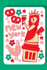 LOLALA Magnet - New York Statue of Liberty (Pizza)
