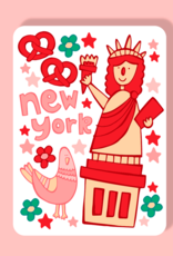 LOLALA Magnet - New York Statue of Liberty (Pizza)