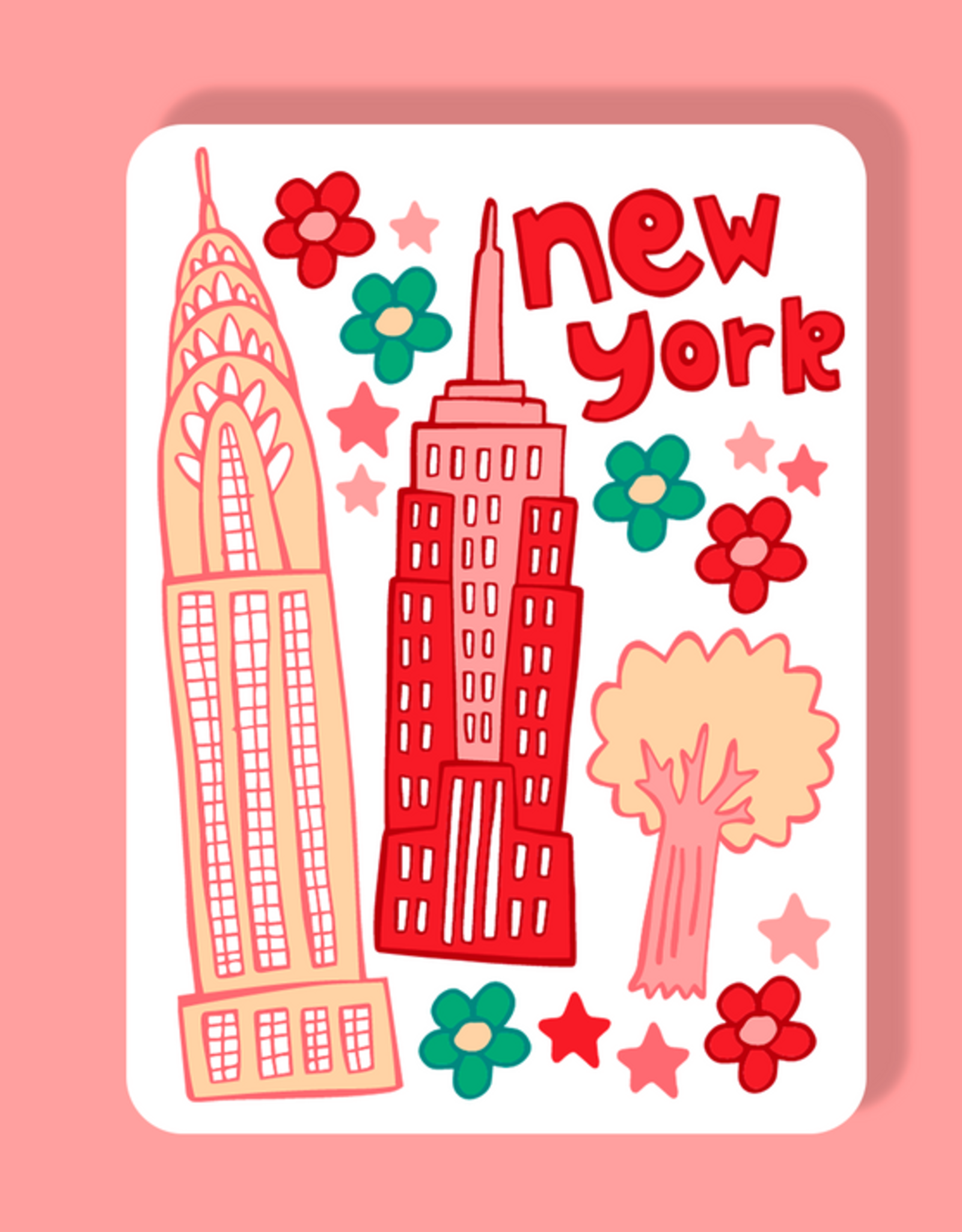 LOLALA Magnet - New York  Skyscrapers (Pizza)