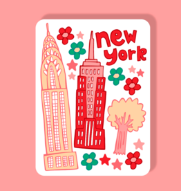 LOLALA Magnet - New York  Skyscrapers (Pizza)