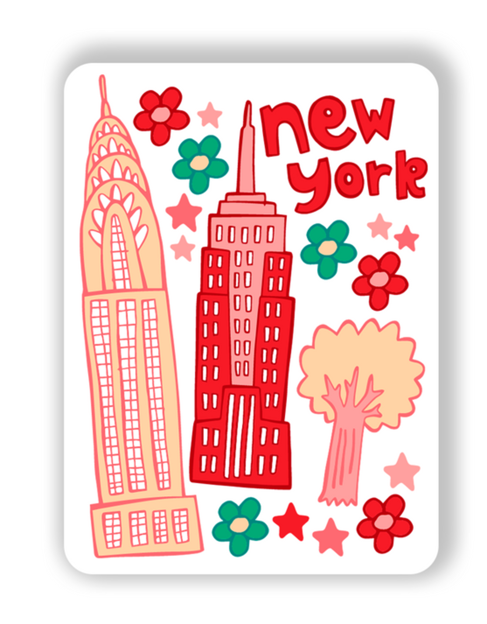 LOLALA Magnet - New York  Skyscrapers (Pizza)