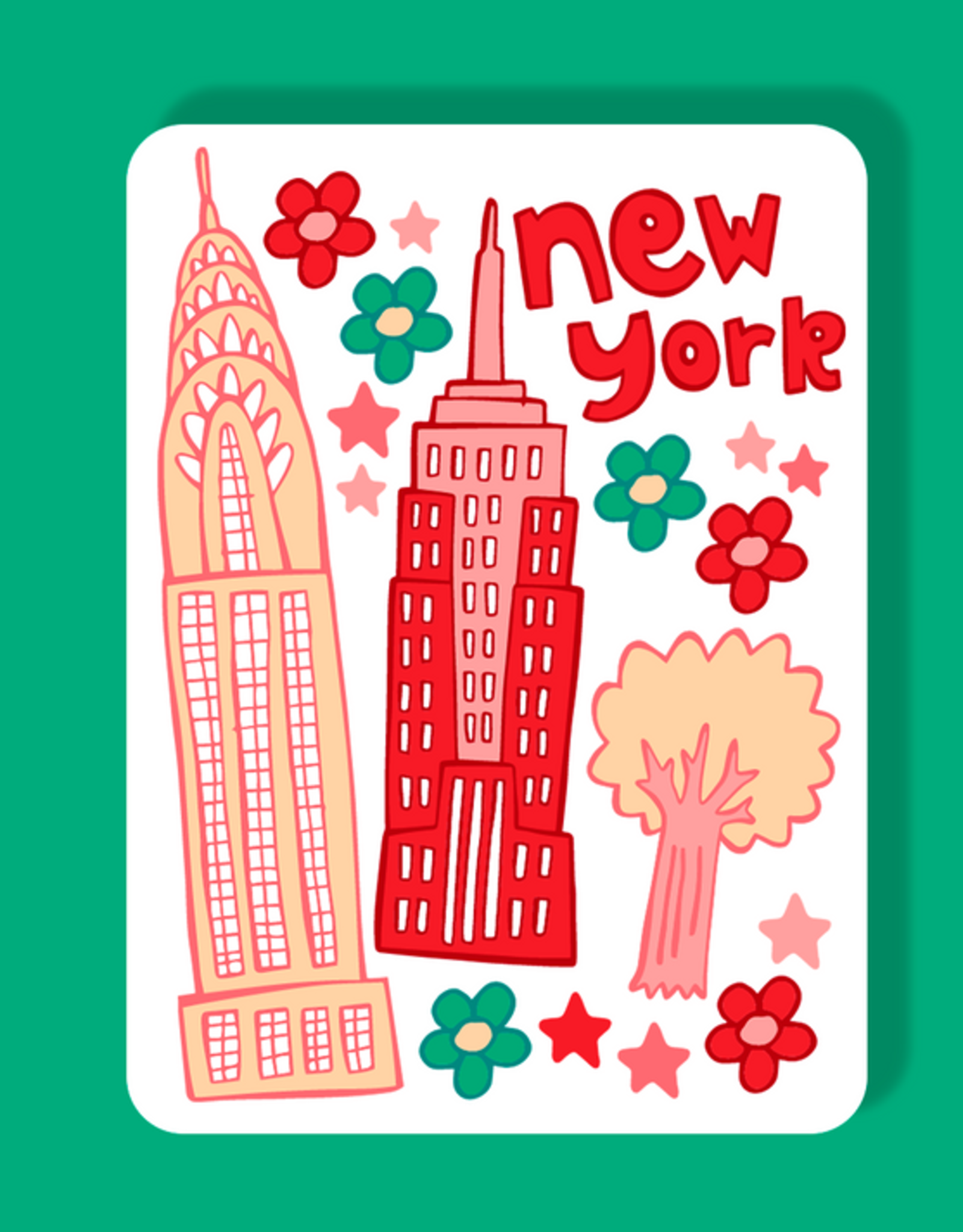 LOLALA Magnet - New York  Skyscrapers (Pizza)