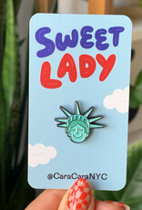 CaraCaraNYC Enamel Pin - Sweet Lady Liberty