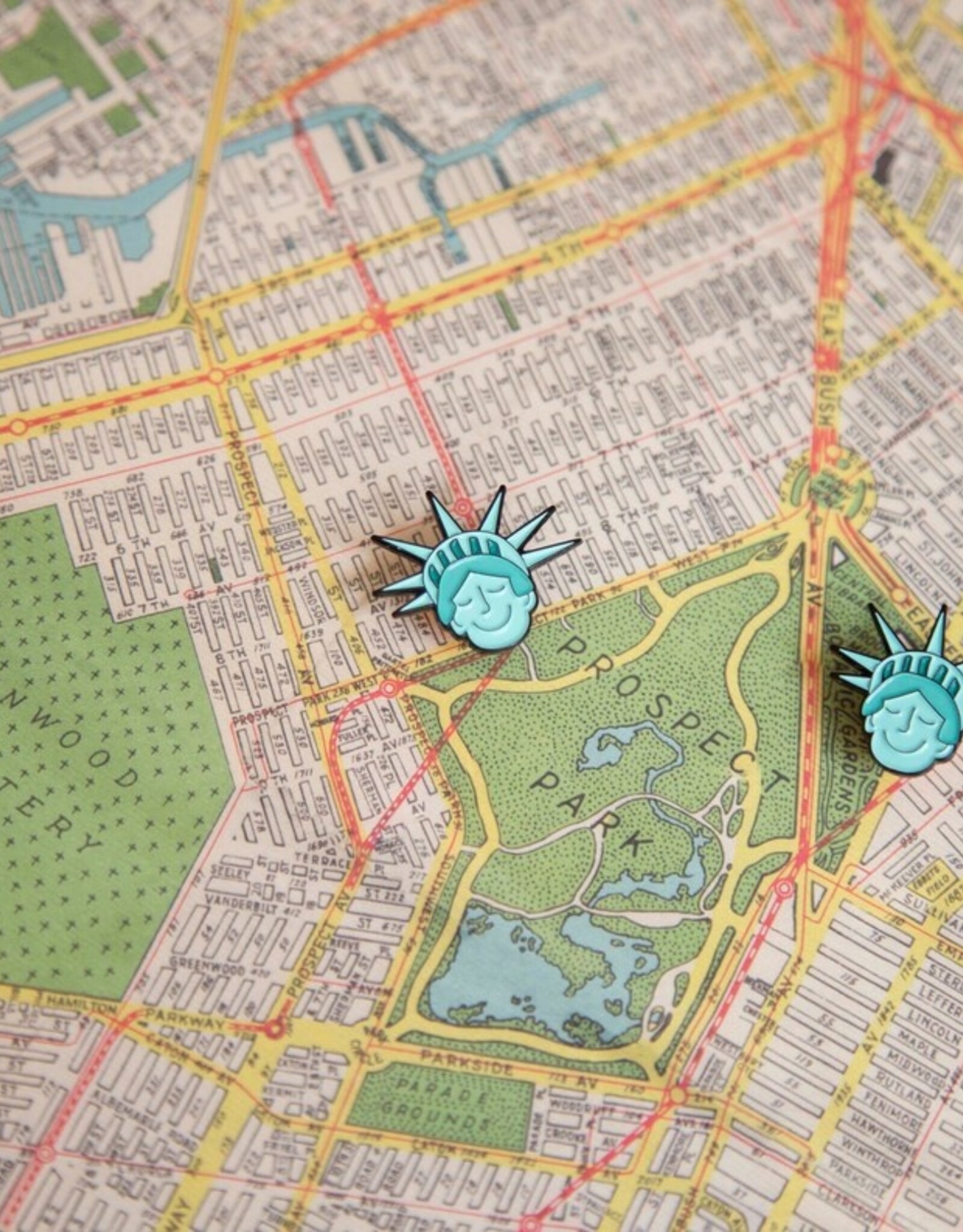 CaraCaraNYC Enamel Pin - Sweet Lady Liberty