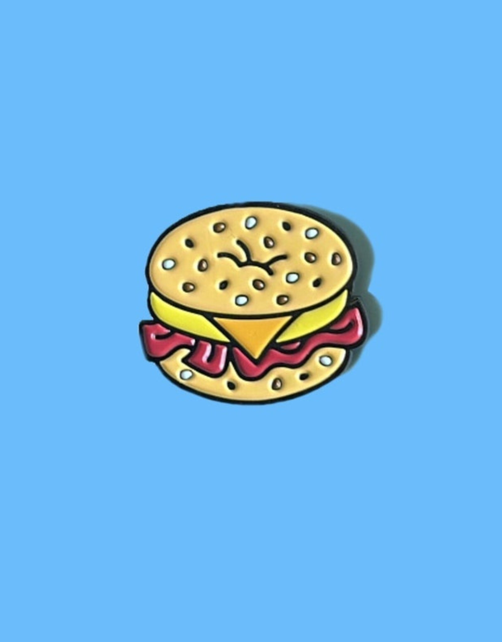 CaraCaraNYC Enamel Pin - Bacon Egg and Cheese (BEC)