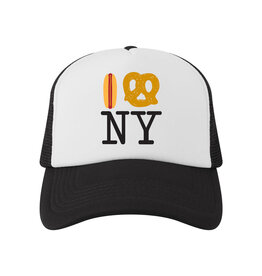 piccoliniNY Kids Trucker Hat - Hot Dog Pretzel NY