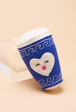 Gone to the Dogs Dog Toy - Felt NYC COffee Cup Squeaker