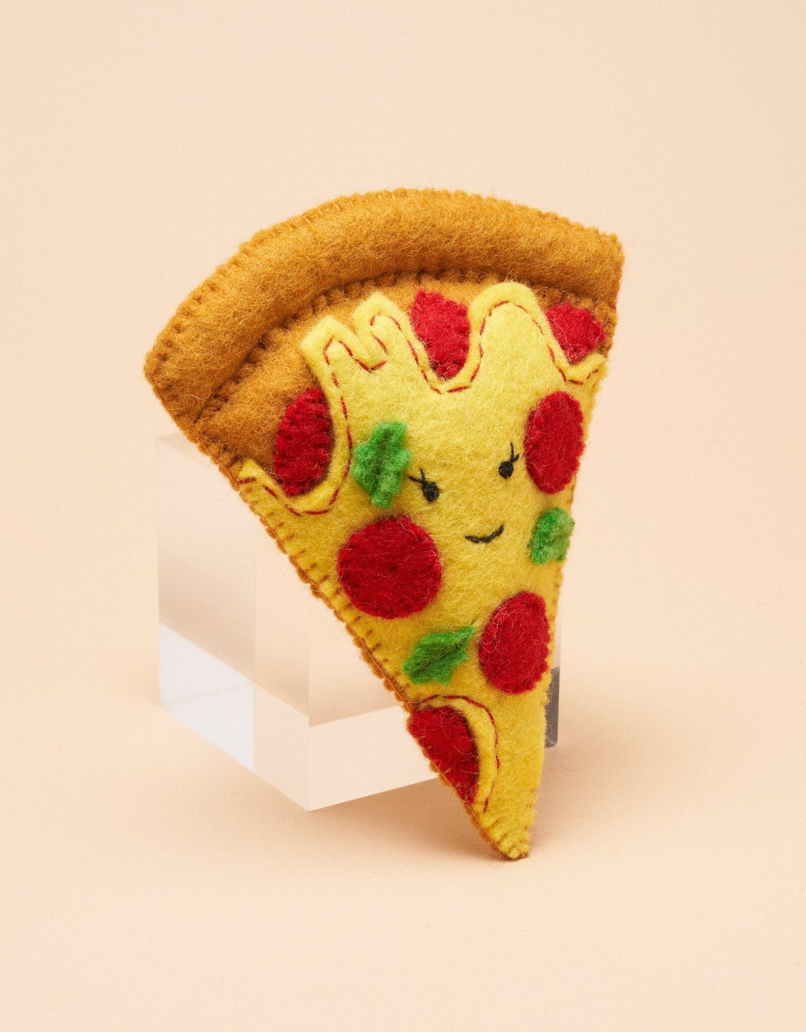 Gone to the Dogs Dog Toy - Felt Pizza