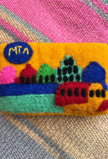 Gone to the Dogs Dog Toy - Felt Metro Card