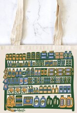 Calhoun & Co Tote - Canvas w/ Zipper: Bodega Shelfie