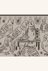 Calhoun & Co Zipper Pouch - Park Pigeons