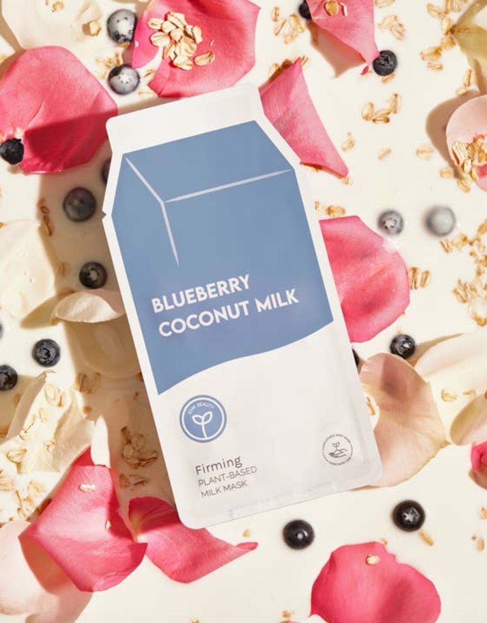 ESW Beauty Plant-Based Milk Mask - Blueberry Coconut Milk Firming