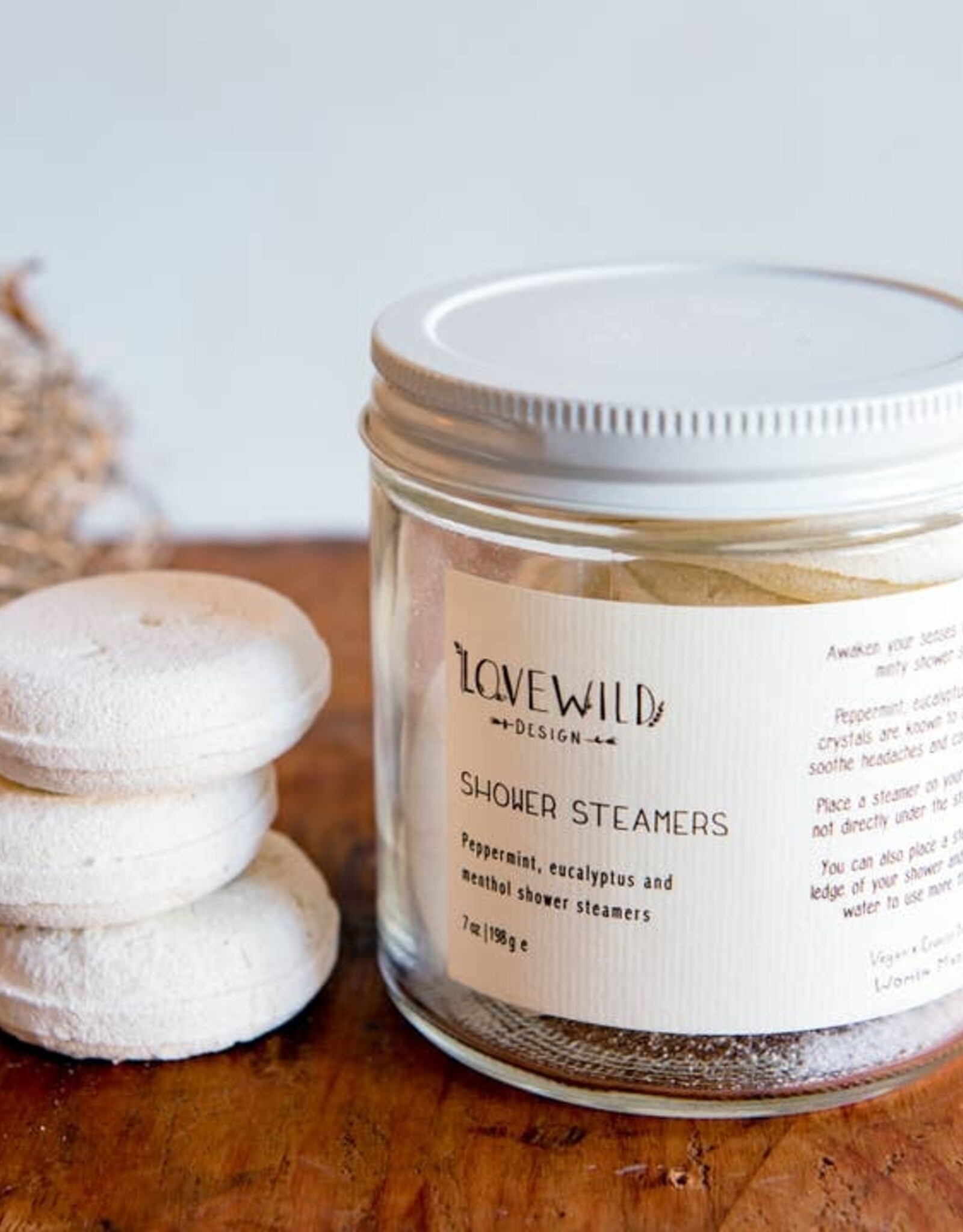 Love Wild Design Shower Steamers - Eucalyptus and Menthol