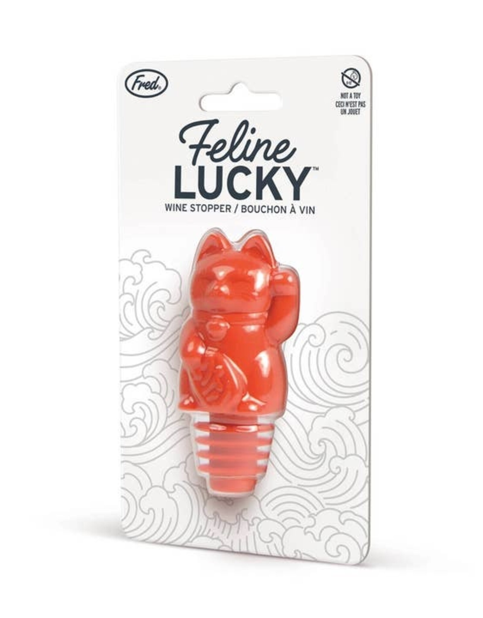 Fred and Friends Bottle Stopper - Feline Lucky