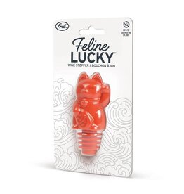 Fred and Friends Bottle Stopper - Feline Lucky