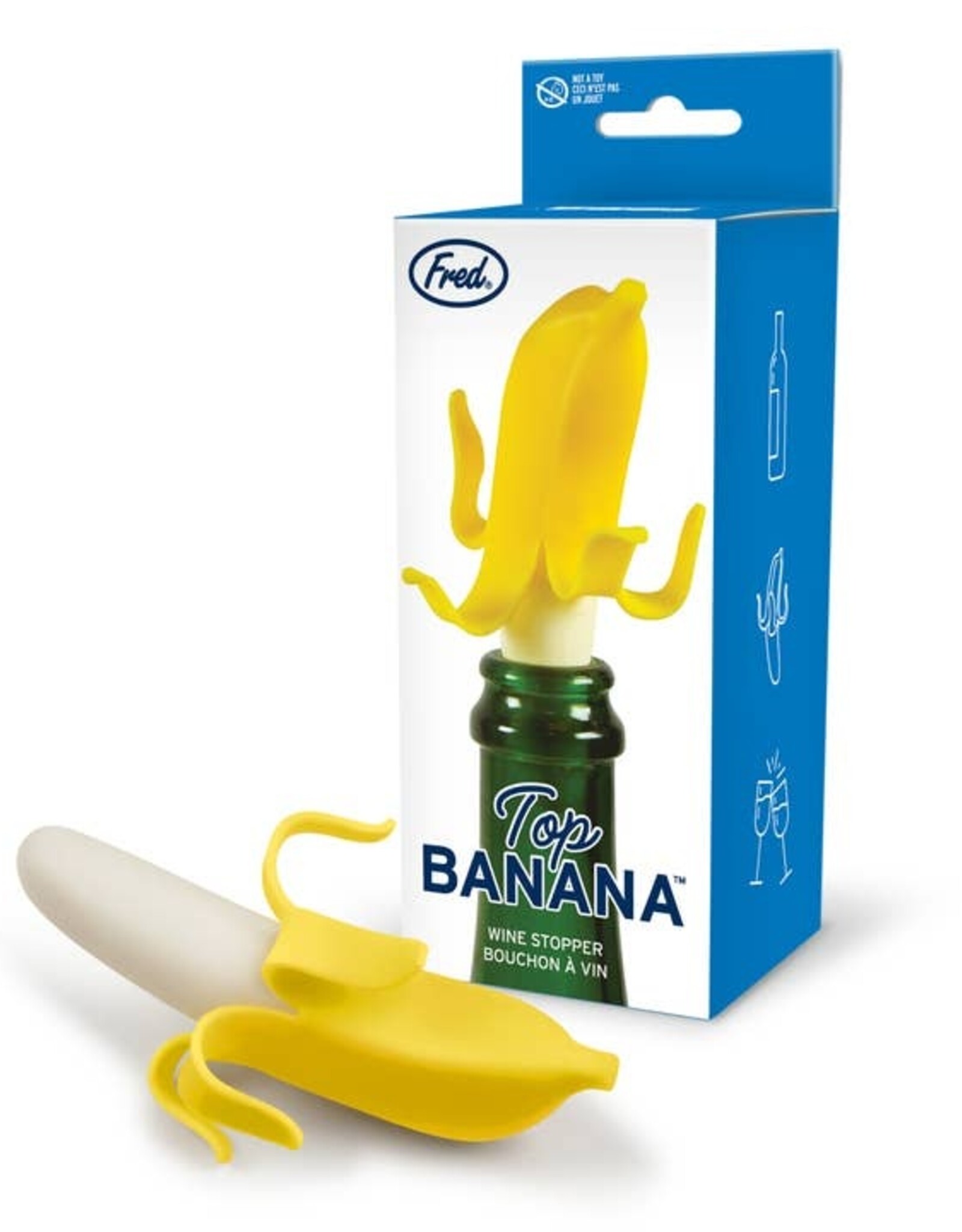 Fred and Friends Bottle Stopper - Banana